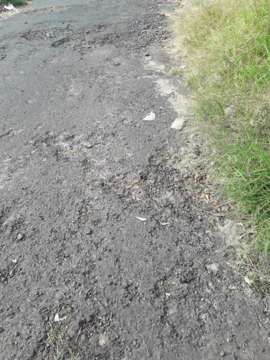 Foto 4 de 11 — Que asfalto é esse? Moradora reclama: “Foi recapeado o Jardim América inteiro e a minha rua ficou esquecida”